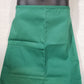 Medium Green Full Length Bistro BOH Apron Pocket 27" W x 31" L Fame Fabrics F24