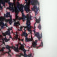 Jennifer Lopez JL Women's 0X Floral Chiffon Blouse Pink Purple Navy Long Sleeve