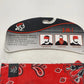 ZANheadgear SportFlex 3-In-1 Bandanna Red Paisley BV003 Adult Hook & Loop NWT