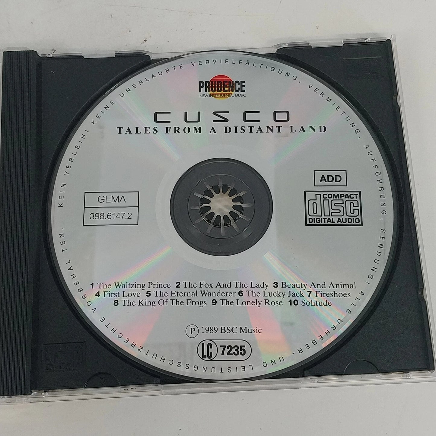 Cusco Tales From A Distant Land CD 1989 Prudence New Age Instrumental Ambient