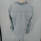 NY Collections Faded Blue Long Sleeve Button Front Shirt Blouse XL