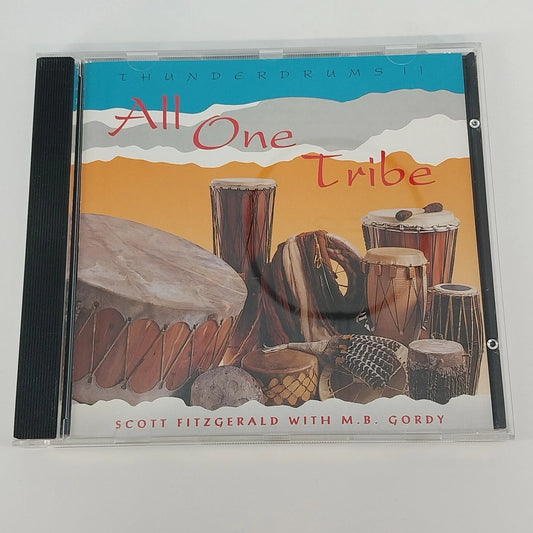 Scott Fitzgerald All One Tribe CD 1998 M.B. Gordy Thunderdrums II World Music