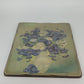 Marion Rice Floral White Vase Wood Mounted Wall Plaque 14" x 11" Vintage Vintage