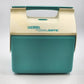 Thermos 7707 Cool Date 7 Quart Split Lid Lunchbox Green White Cooler 11"x8"