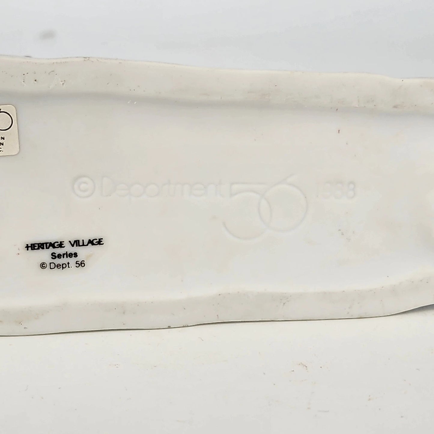 Dept 56 One Horse Open Sleigh Heritage Village Series Hand Painted Retired 1988