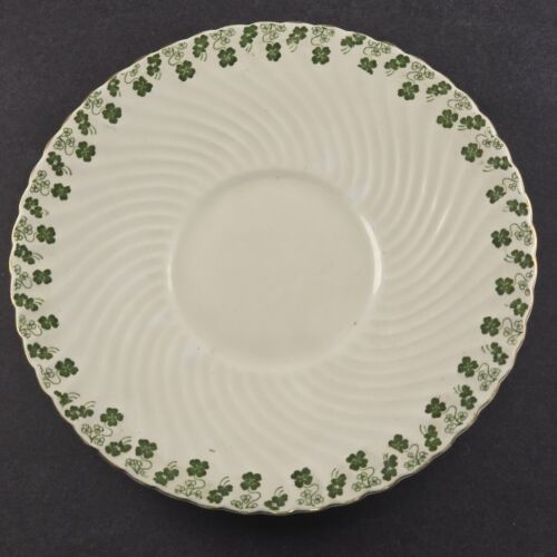 One Luncheon Plate Original Shamrock Pattern Tuscan Fine English Bone China 1907