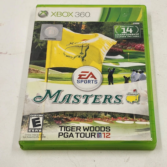 Tiger Woods PGA Tour 12 The Masters Xbox 360 2011 Manual Golf Game EA Sports