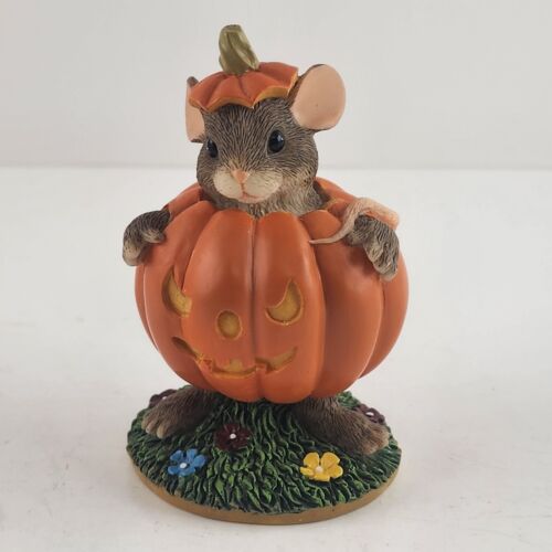 Maxine's Pumpkin Costume Halloween Mouse by Charming Tails 87/430 Handcrafted 3"