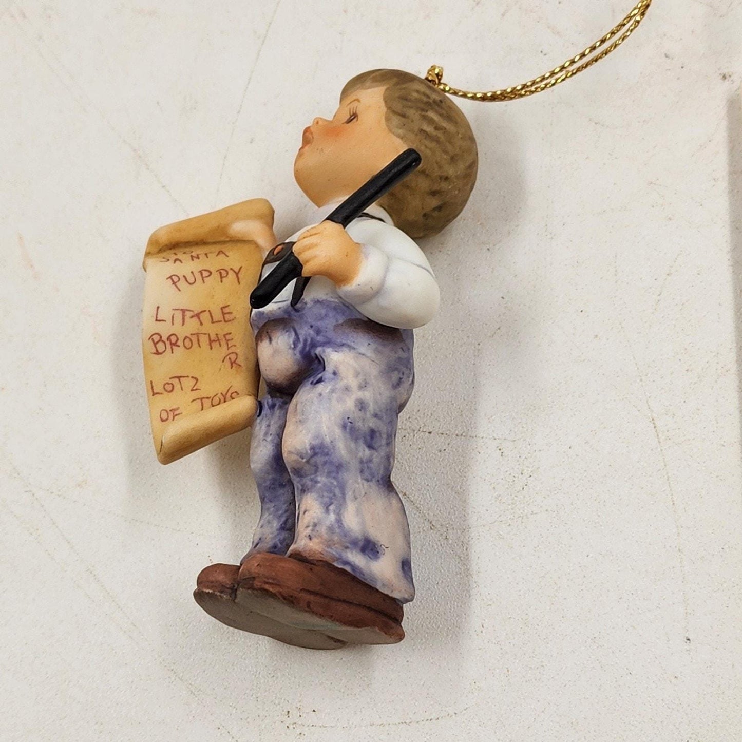 Berta Hummel's Letter to Santa Ornament Ashton Drake Studio Hummel Goebel 1998