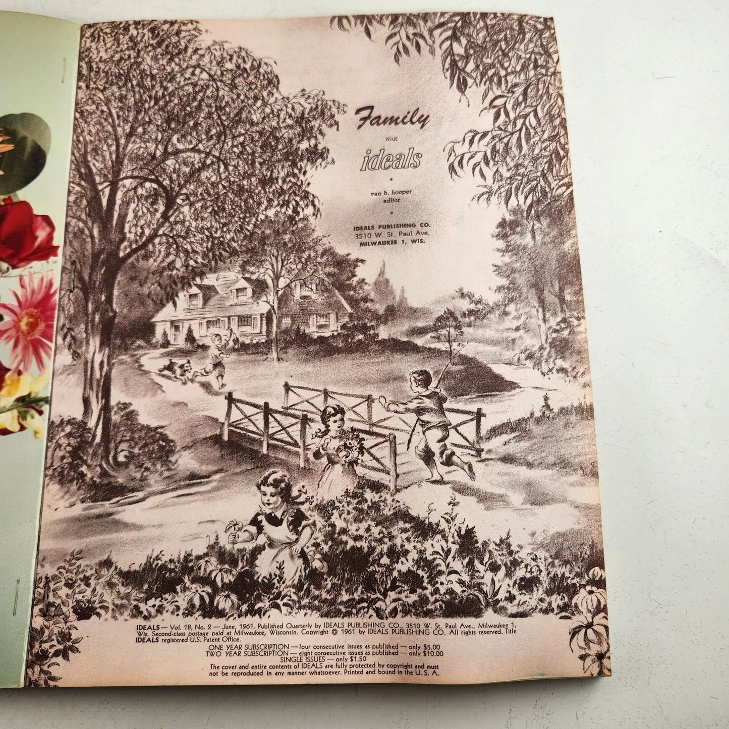 3 Ideals Magazines 1961–1964 Vtg Mother’s Day Christmas & Family Poems Songs