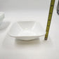 6 Corelle Vitrelle Scandia White 6.5" Square Soup Cereal Bowls Oven Safe