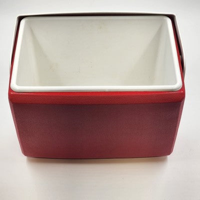 Igloo Red & White Playmate Cooler Large with Sliding Lid Ice Chest August 1979