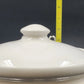 Simpson Ovenstone Casserole Dish with Lid & Silver Plated Serving Caddy 8" Vtg
