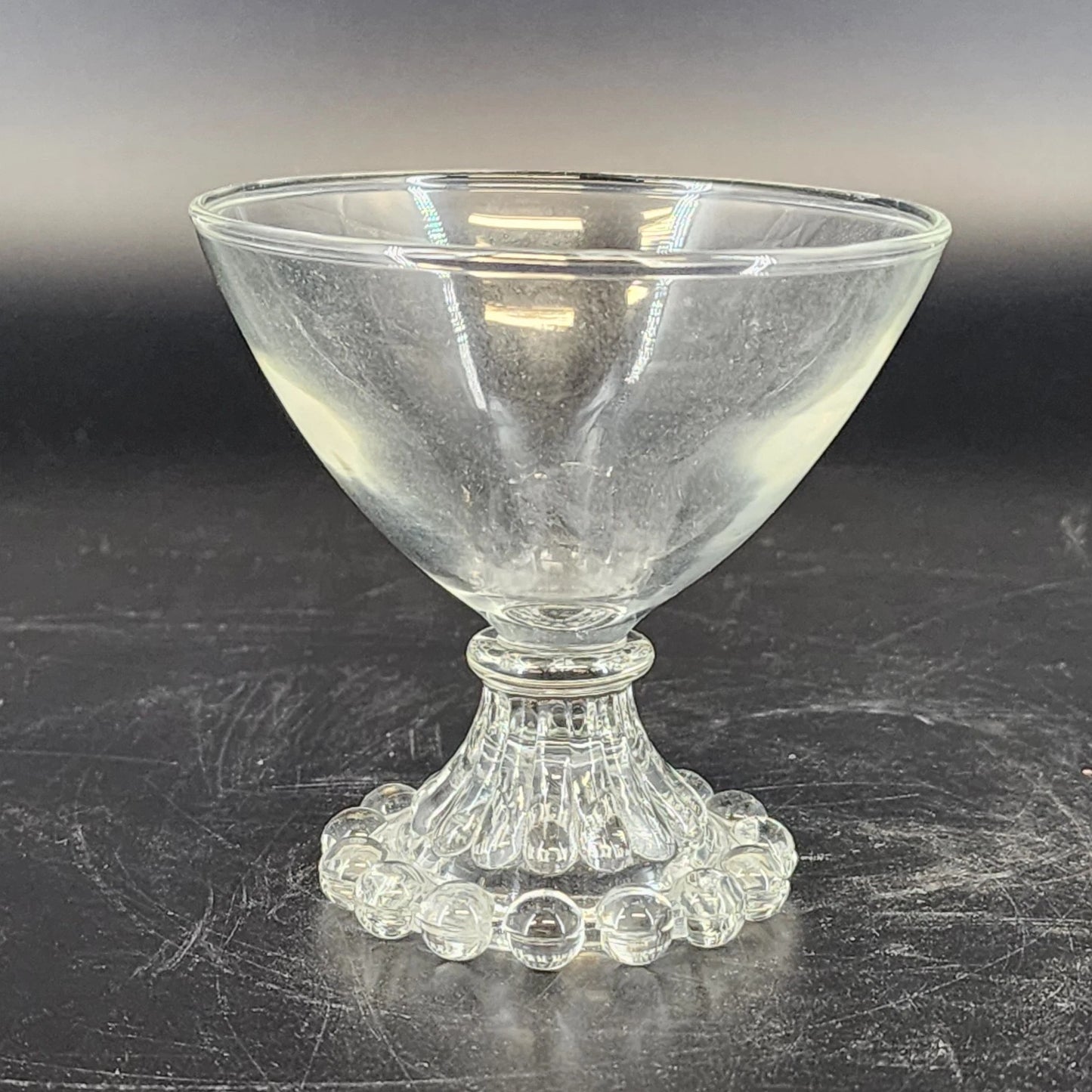 6 Anchor Hocking Berwick Boopie Sherbet Champagne Coupe Glasses 3.5"