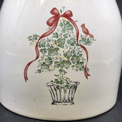 Jay Imports Cookie Jar Corelle Callaway Ivy Cardinal Ceramic Storage 9" China