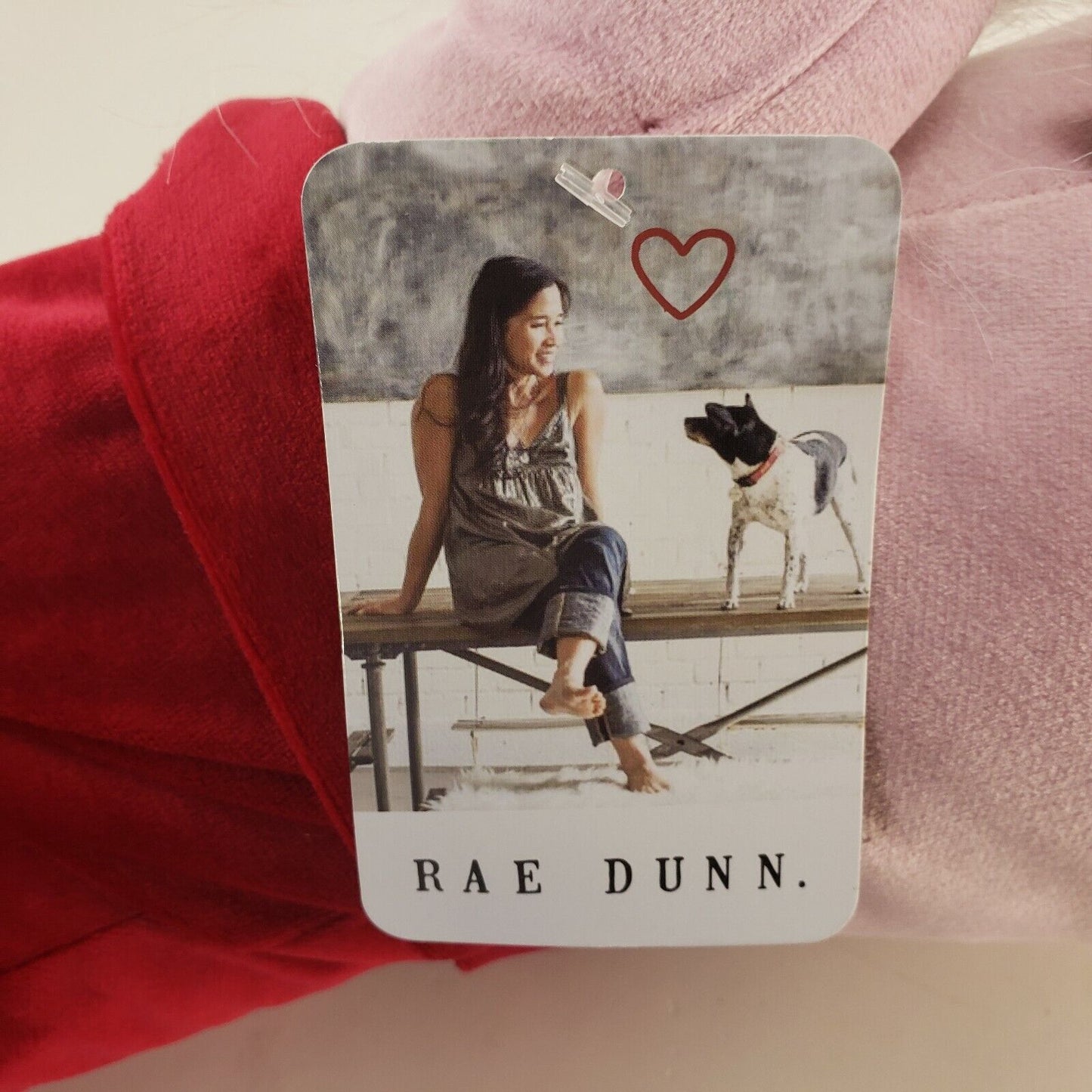 Rae Dunn Valentine Gnome Be Kind Love Pink Red Hat 21 Inch