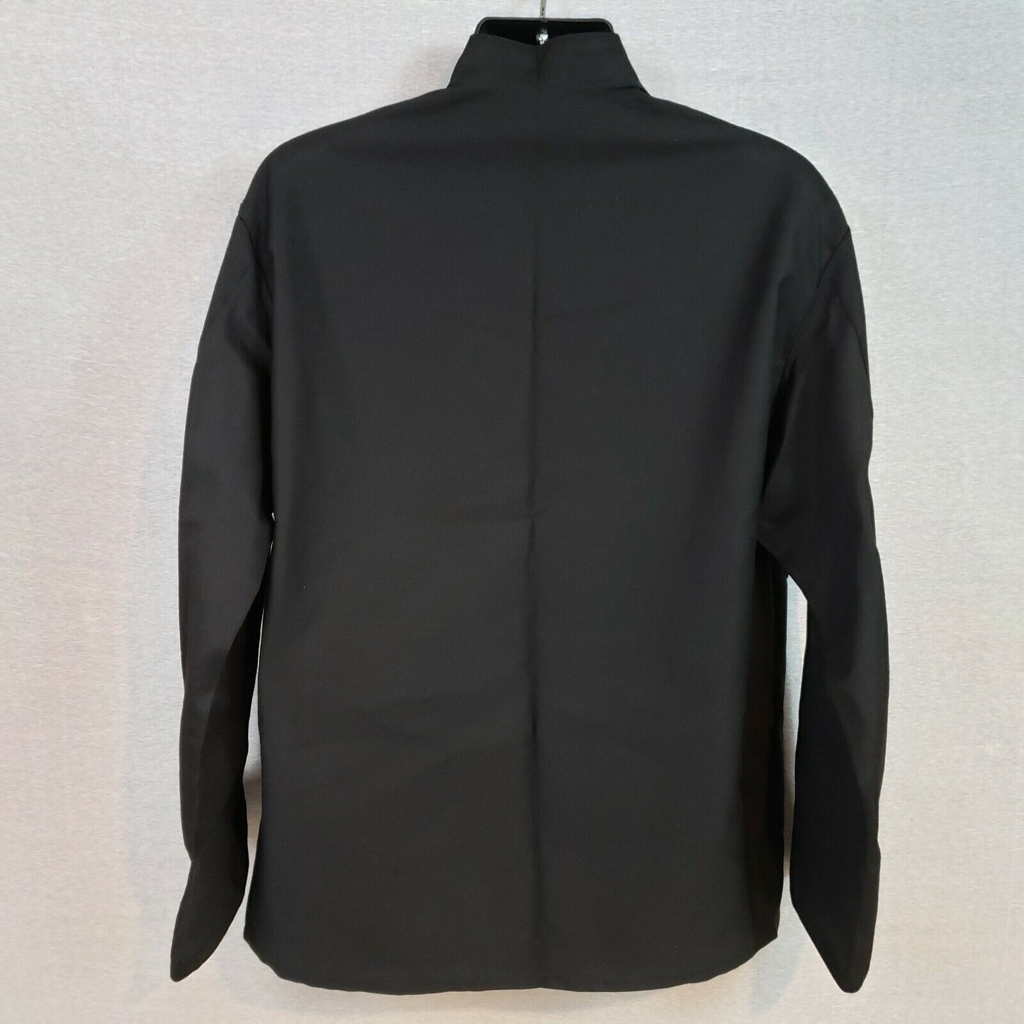 Fame Fabrics C10P Chef Coat Black XL 10 Button Long Sleeve