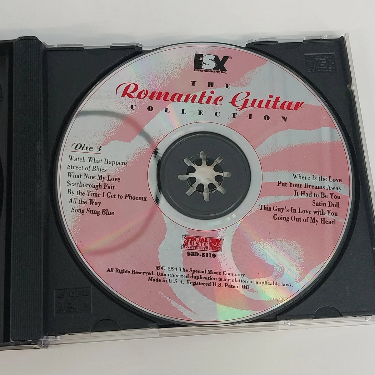 Tony Mottola The Romantic Guitar Collection 3 CD 40 Guitar Themes Special Music