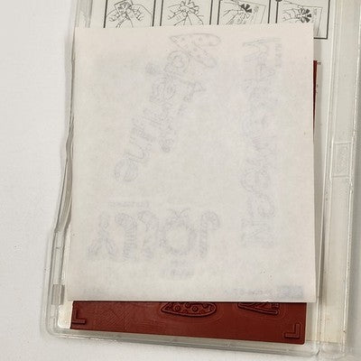2 NOS Stampin Up Festive & Fun and Stamping Bella Not Even a Mouse Holiday Theme
