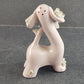 Pink Poodle Shaker Single Spaghetti Porcelain Ceramic Vintage 1950s Figurine