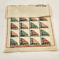 Lot of 3 Finished Aida Cloth Cross Stitch Pieces Precious Moments Floral Geo