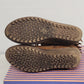Betani Chantal-1 Fringe Wedge Boots Tan Suede Boho Women’s 8.5 Ankle Booties