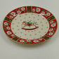 Charlton Hall Classic Tradition Christmas Plates Set of 4 Salad/Dessert China
