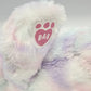 Build-A-Bear Pastel Swirl Kitty Cat Plush 15" Pink Purple Blue Stuffed Animal