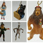 5 Hallmark Wizard of Oz Miniature Keepsake Ornaments Dorothy Lion Tin Man Set