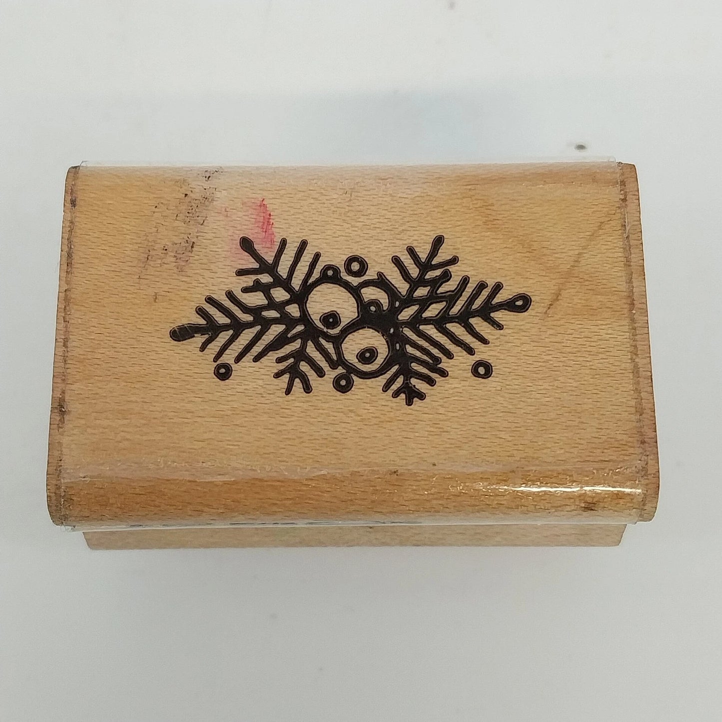 DOTS Wooden Rubber Stamp Set Camera Holiday Craft Stamps