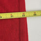 Henri Bendel Red Turtleneck Sweater S 100% Merino Wool Made in Italy Warm Soft