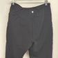 Women Gradual Sportswear Black Jogger Pants XXL High Elastic Waist Pockets 32x29