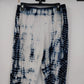 Khakis & Company Women's Blue White Tie-Dye Harem Balloon Boho Pants Medium