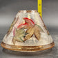 Yankee Candle Shade & Underplate Large Jar Brown Crackle Glass Autumn Leaves