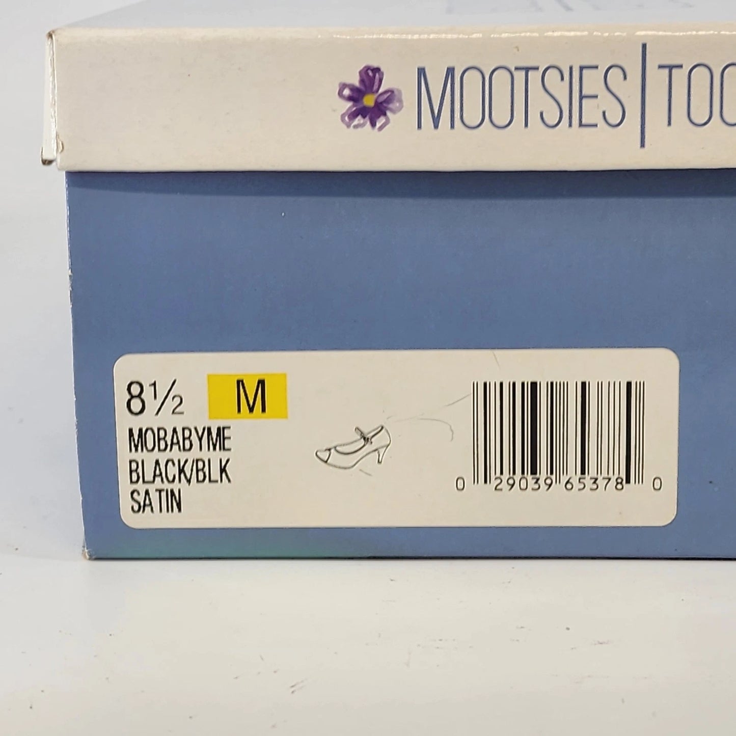 Mootsies Tootsies Mobabyme Heels Womens 8.5 Black Satin Pumps