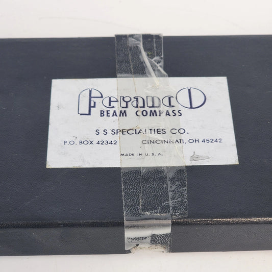 Feranco Beam Compass Kit 403 Drafting Tool 6-13" Aluminum Beams 2 Coursers USA