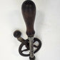 Millers Falls No. 94 Egg Beater Hand Drill 11" Wood Handle Rotary Drill Vtg USA