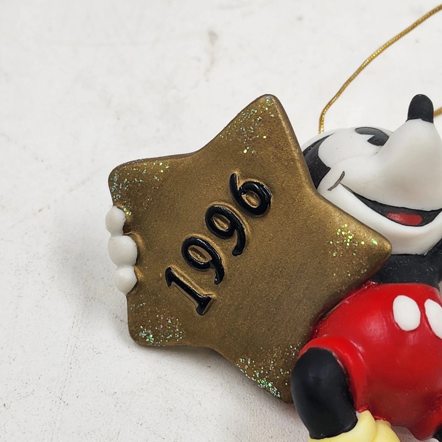 Mickey on Star Enesco Ornament Christmas Mickey & Co 1996 Walt Disney 194239 Vtg