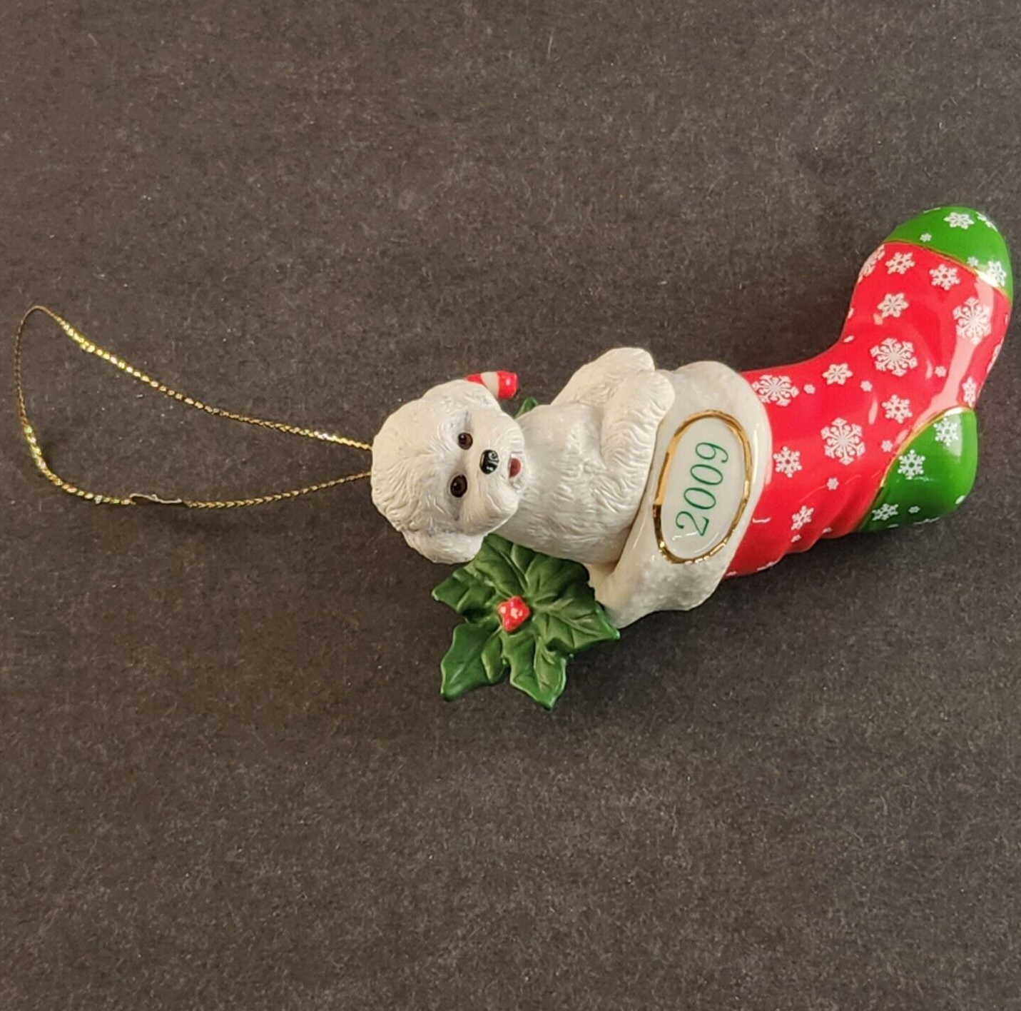 Danbury Mint The Bichon Frise Ornament Collection Stocking Stuffer 2009