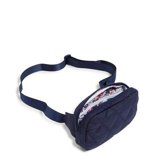 Mini Belt Bag Navy Blue Fanny Pack Vera Bradley Essential Crossbody Ultralight