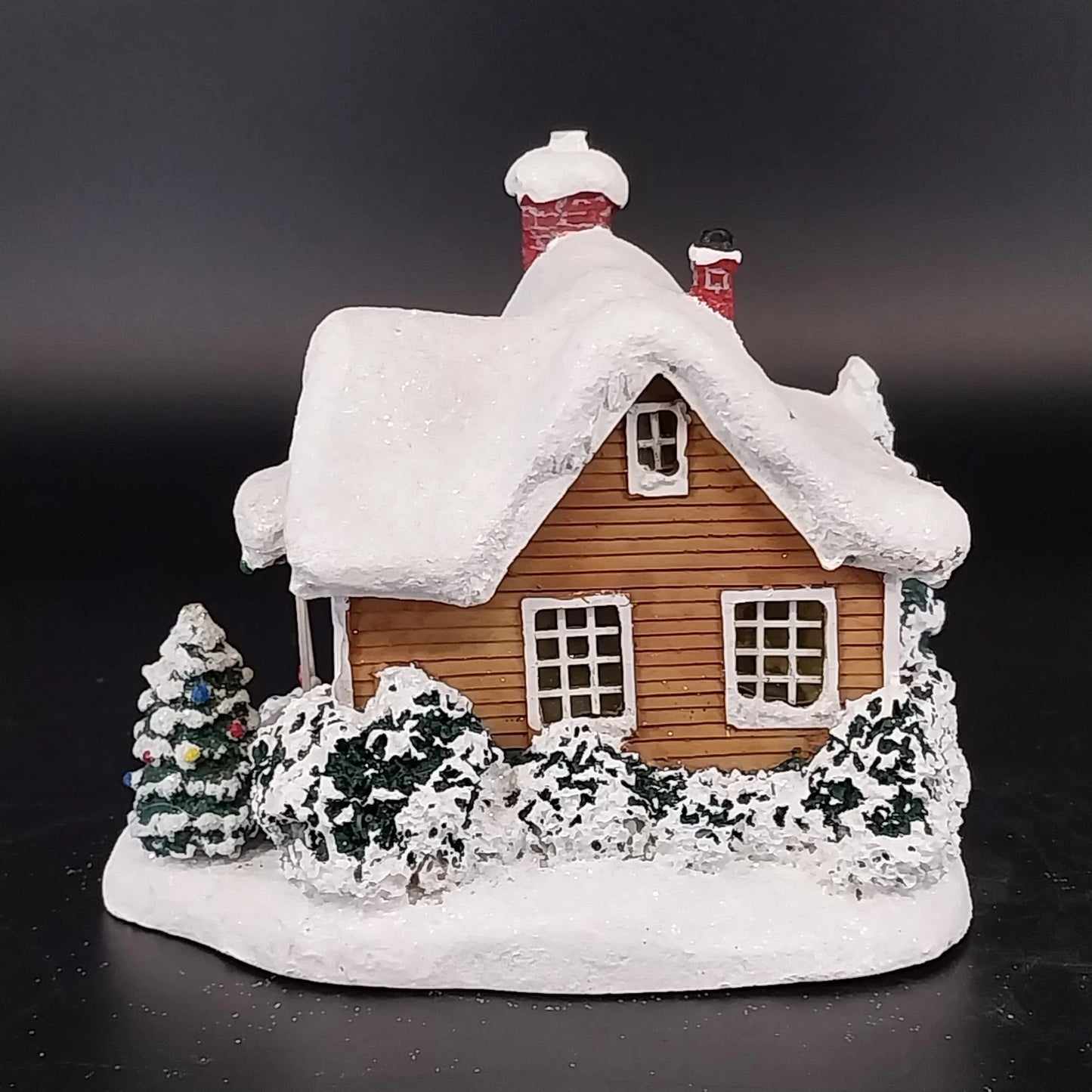 Thomas Kinkade Childhood Home Lighted Christmas Cottage