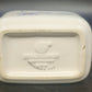 Pfaltzgraff April Mini Loaf Pan Baking Dish 4" Floral Stoneware Handles USA Vtg