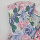 Carol Anderson California Floral Tea Dress Belted Rose Print Women's 8 USA