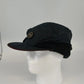 Black Quilted Winter Hat Ear Flap Insulated Ski Cap Outdoor Sports USA Made