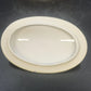 Hand Painted Floral Porcelain Covered Serving Bowl 6.5" Double Handle Japan