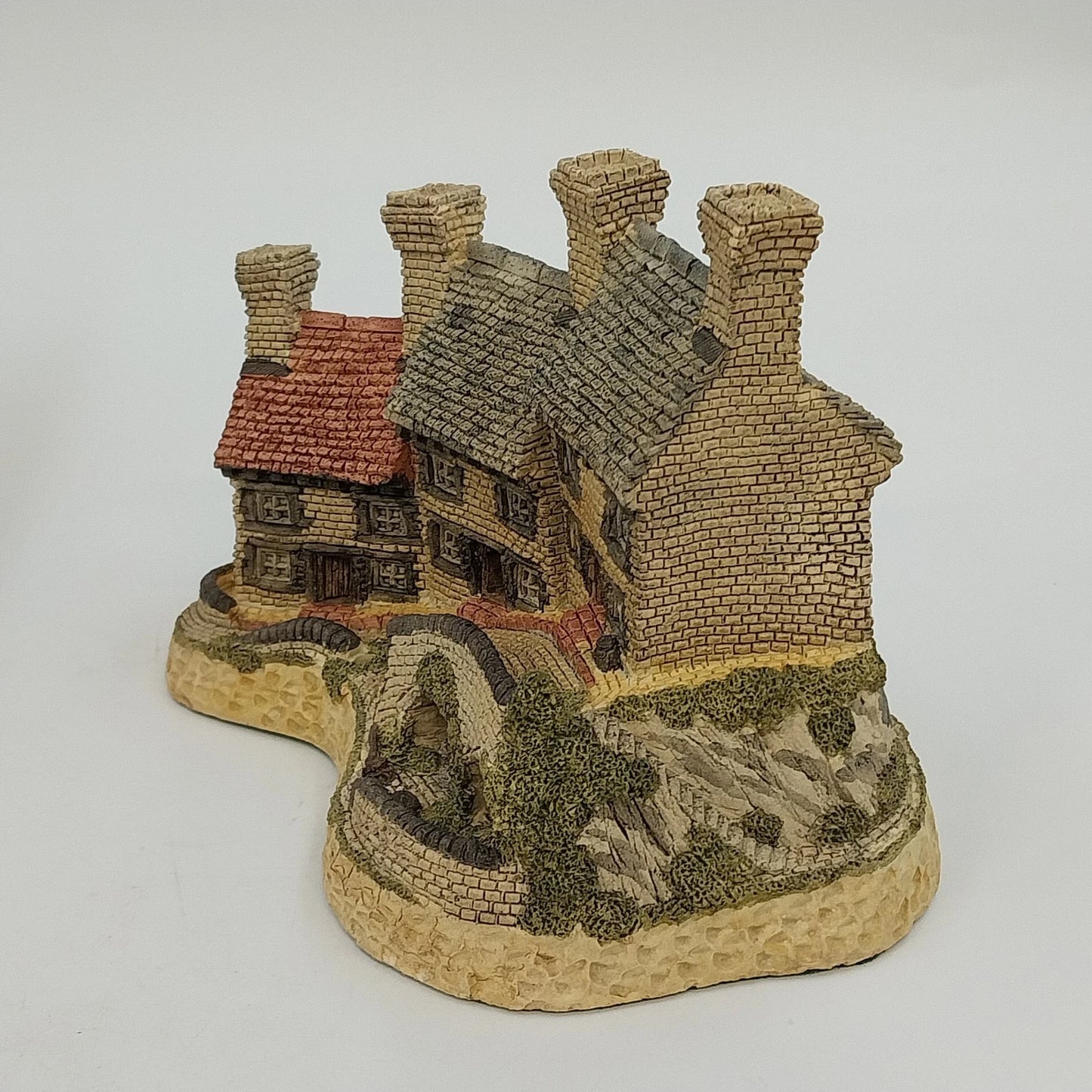 David Winter Miners Row Midlands Collection 1987 Box 2 Lamp Posts Orig Box Vtg
