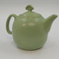 Chantal 92-TP10 Solid Green Teapot with Lid Stoneware Ceramic 0.75 Qt Vtg 2003