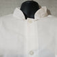 White Traditional Server Coat XL Fame Fabrics 4 Buttons Military Collar C102