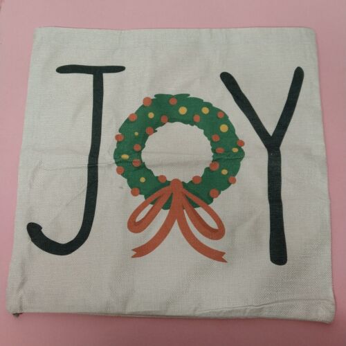 4 Pc Christmas Pillow Covers Set 18x18 Holiday Cushion Decor Festive