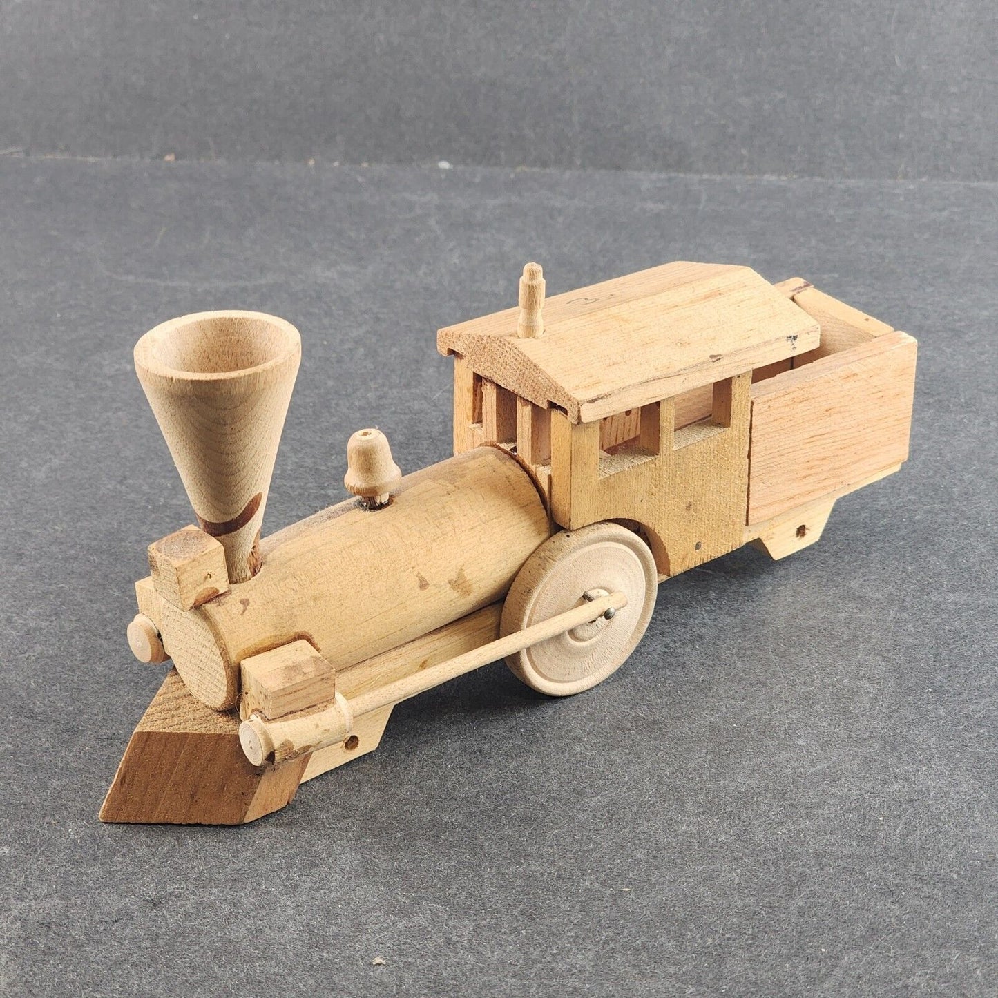 Handmade Wooden Train Engine and Train Car Vintage Variation Choices Unfinished